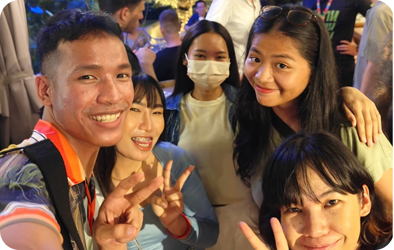 Oshin at language meetup